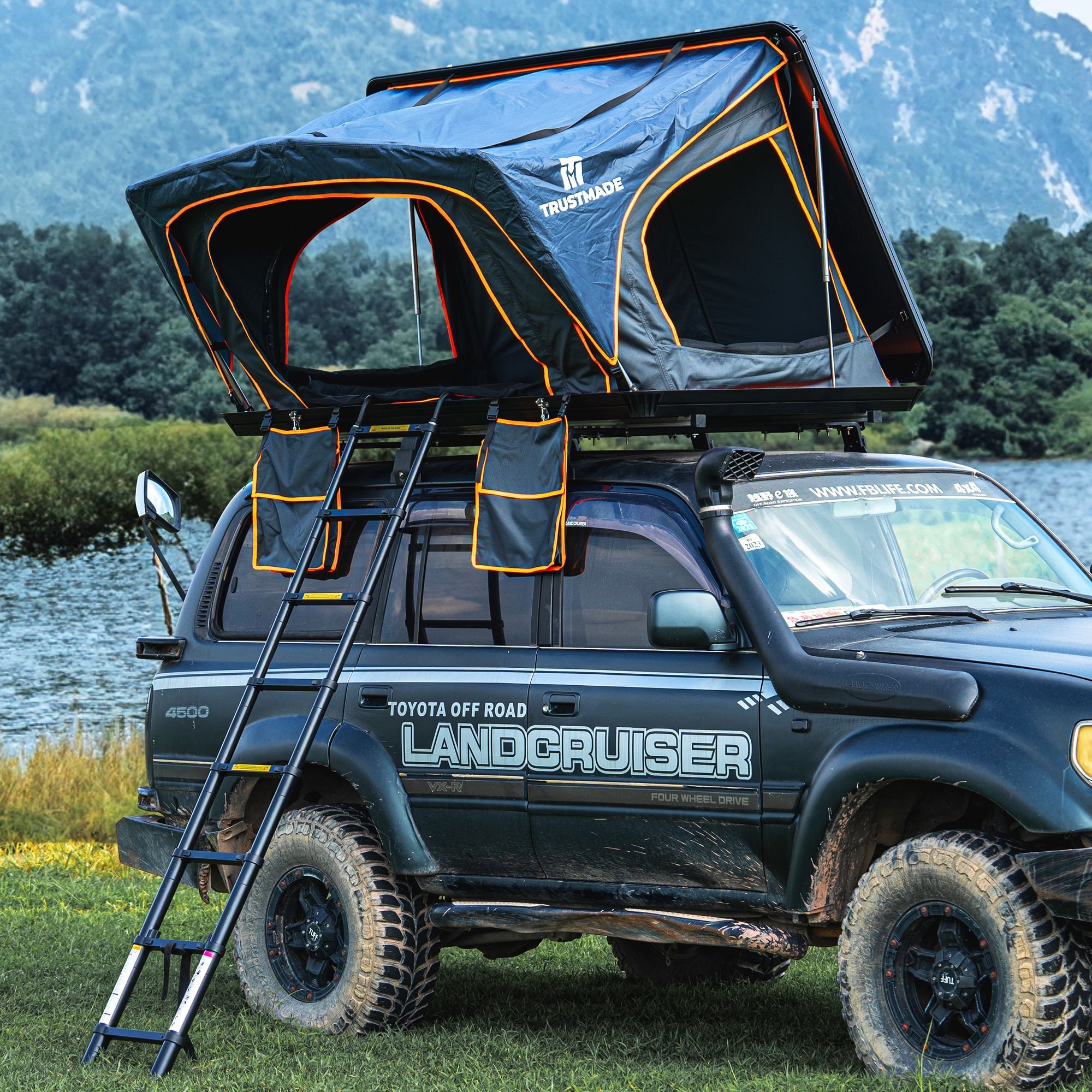 Gunney Shell Trustmade Fold-out Style Aluminum Alloy Shell Rooftop Tent Pioneer Series