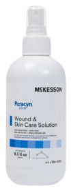 Wound Irrigation Solution 8.5 oz. Pack of 6 NonSterile Wound Cleanser in Pump Bottle Non-Irritating Cleanser for Minor Cuts, Scrapes