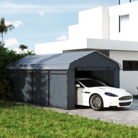 12' x 20' Carport (Option: Dark Gray-1670x480x190 mm)